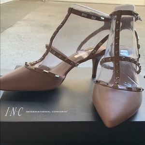 INC low heels with studs